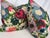 Transitional Bright Floral on Linen 22" Pillows-a Pair For Sale - Image 3 of 3