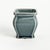 In a traditional coveted silhouette, this pot has a regal charm. Finished with a rich, blue reactive glaze, it is a...