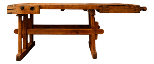 Vintage Industrial Wooden Workbench