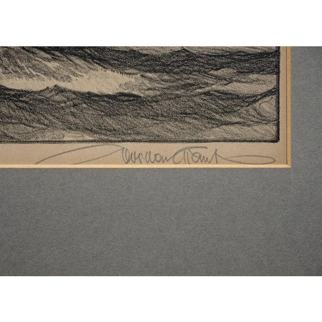 Traditional Gordon Grant "Lanes of Trade" Lithograph Pencil Signed Matted Framed For Sale - Image 3 of 3