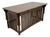 Mission Crofter 3 Drawer Library Desk - Walnut For Sale