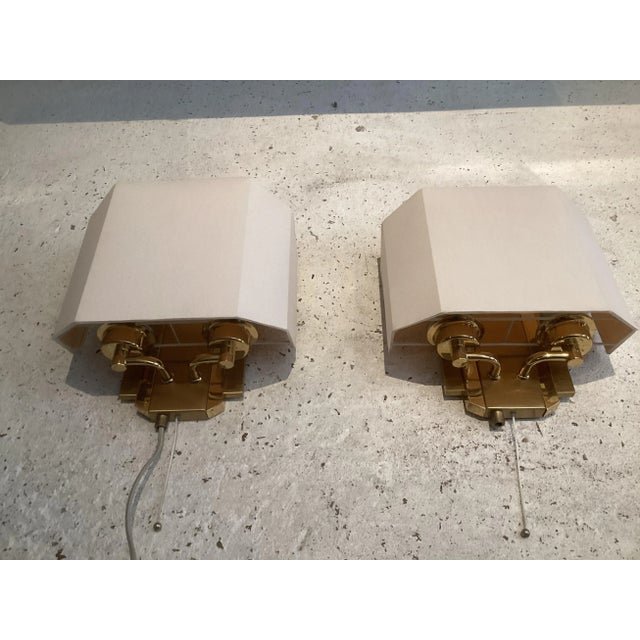 Cream Regency Wall Lamps by Lumina for Lumica, Spain, 1970s, Set of 2 For Sale - Image 8 of 8