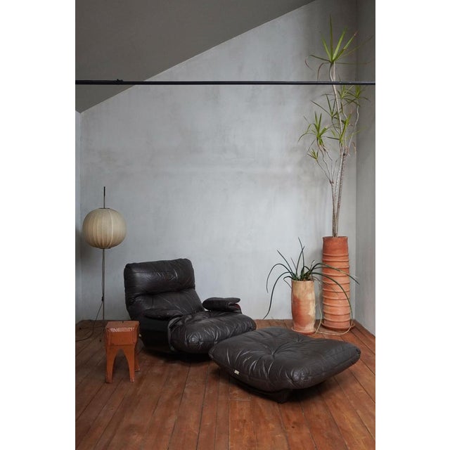 Michel Ducaroy armchairs model Marsala with footrest edition Ligne Roset 1970. It was designed by the French designer...