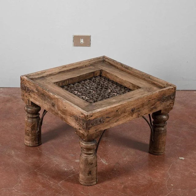 Antique Window Grill Coffee Table For Sale - Image 13 of 18