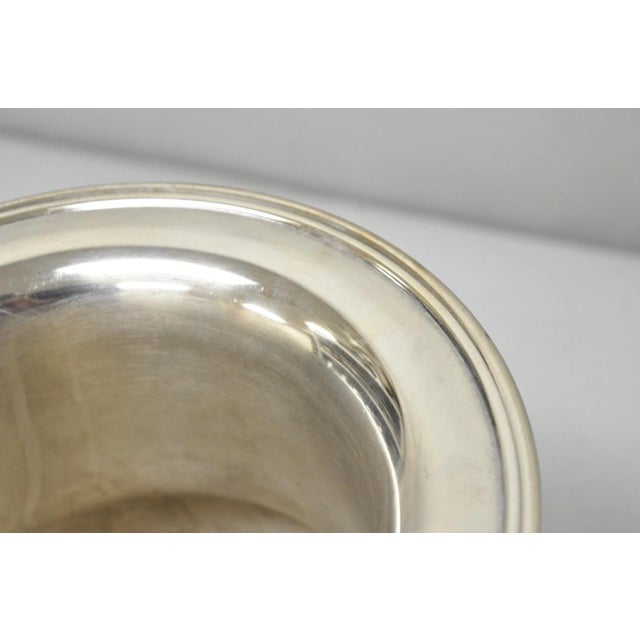 Vintage Victorian Silver Plated Trophy Cup Urn Champagne Chiller Bar Ice Bucket For Sale - Image 9 of 13