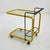 Postmodern Yellow Serving Trolley with Quaderna Pattern, 1980s For Sale - Image 4 of 10