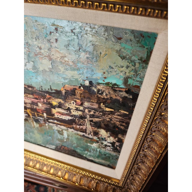 1960s Vintage Impasto Painting by Mac Donald For Sale - Image 5 of 7