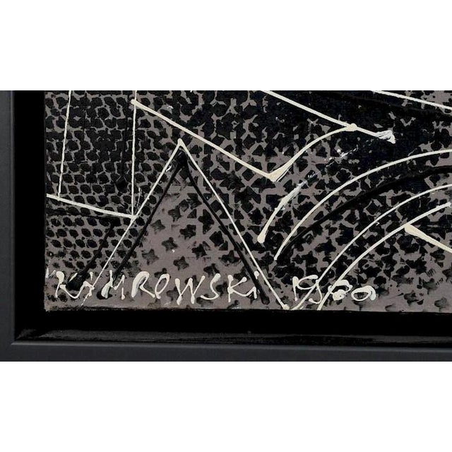 (Michigan/New York/Minnesota, 1914-2004) Prism (Such Stuff As), 1980, signed lower left "Kamrowski", signed and inscribed...