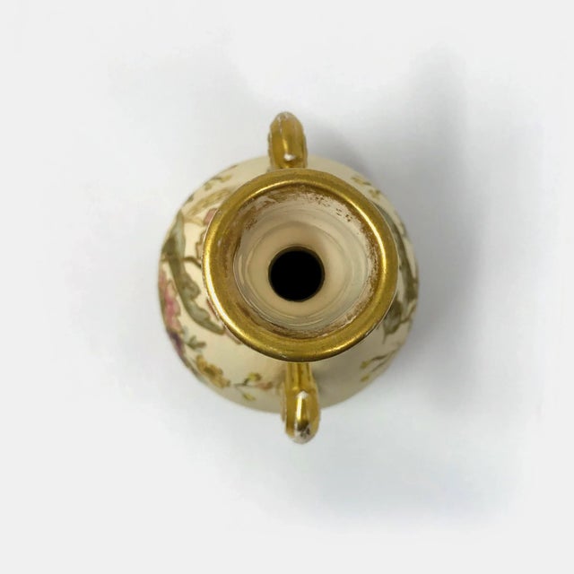 Early 20th Century Antique Royal Bonn Germany Hand Painted Vase For Sale - Image 5 of 7