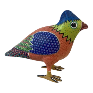 Handcrafted Mexican Folk Art Paper Mache Bird
