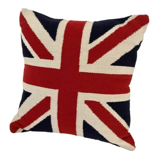 Contemporary Jonathan Adler Union Jack Pillow For Sale