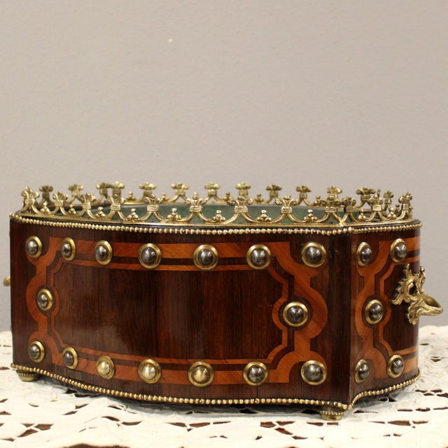 Antique Napoleon III Jardiniere, 1800s For Sale - Image 3 of 9