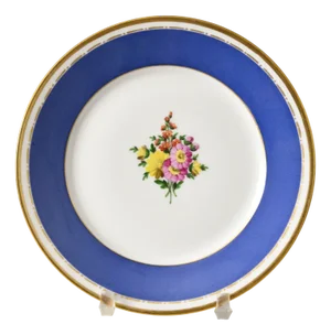 Hand-Painted Porcelain Plate from Befos, 1890s