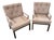 Pair Mastercraft Bronze Parsons Club Chairs, Spain, 1970s For Sale