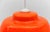 Metal Large Orange Glass Pendant Lamp from Peill & Putzler, 1960s For Sale - Image 7 of 12