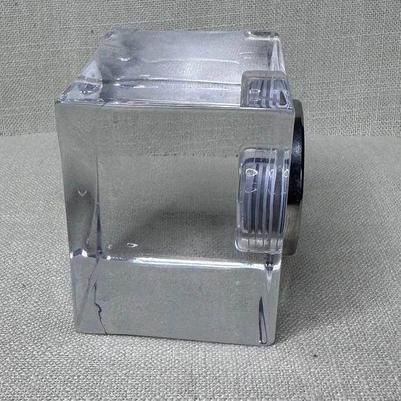 Traditional Simon Pearce Handmade Woodbury Glass Clock For Sale - Image 3 of 9