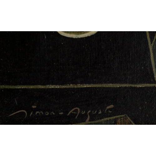 Simon-Auguste, Bouquet, Early 20th Century, Oil on Canvas, Framed For Sale - Image 7 of 9