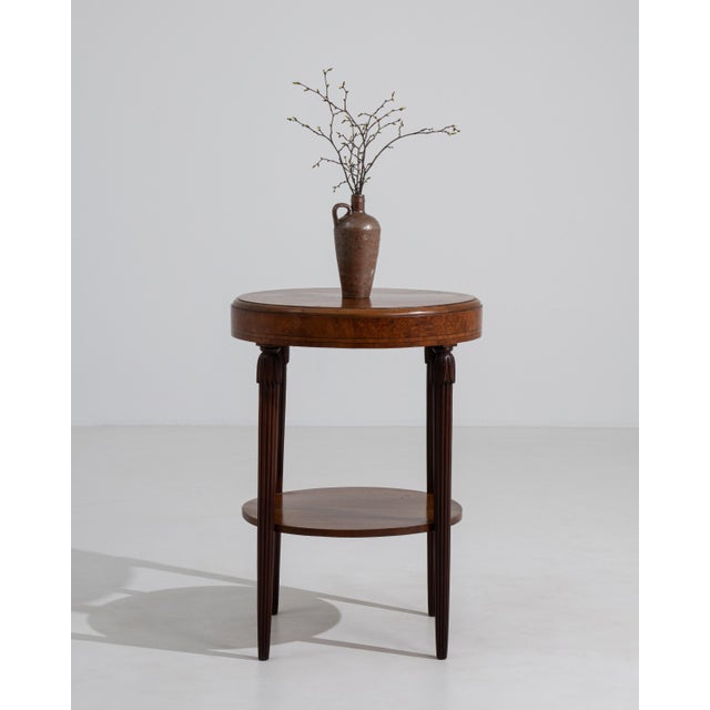 French Art Deco Bouillotte Side Table, Circa 1920 France For Sale - Image 4 of 12