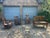 Stickley style seating for 5. Includes 4 pieces: A 2 seater bench, a pair of rocking chairs and a single chair. Handsome...