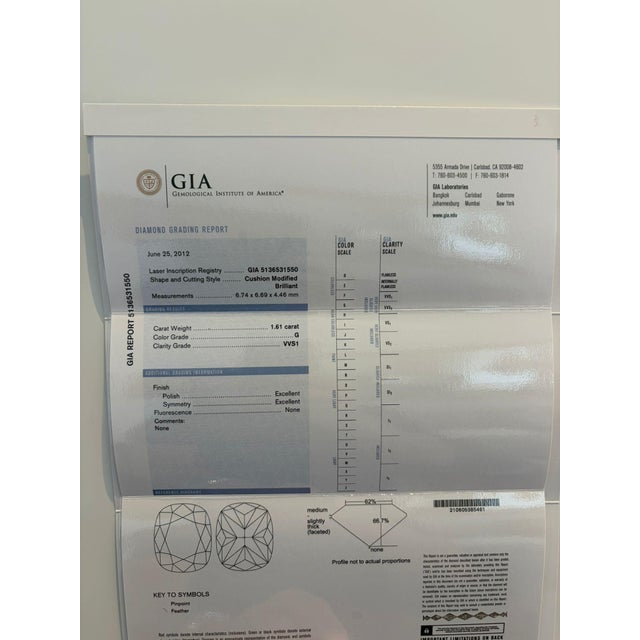 Cartier Platinum Destinée Diamond Ring 2.31ct 5.43g, Size 5.5 For Sale - Image 15 of 18