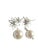These custom-made earrings feature elegant round white pearls set in a filigree sterling silver design, resembling...