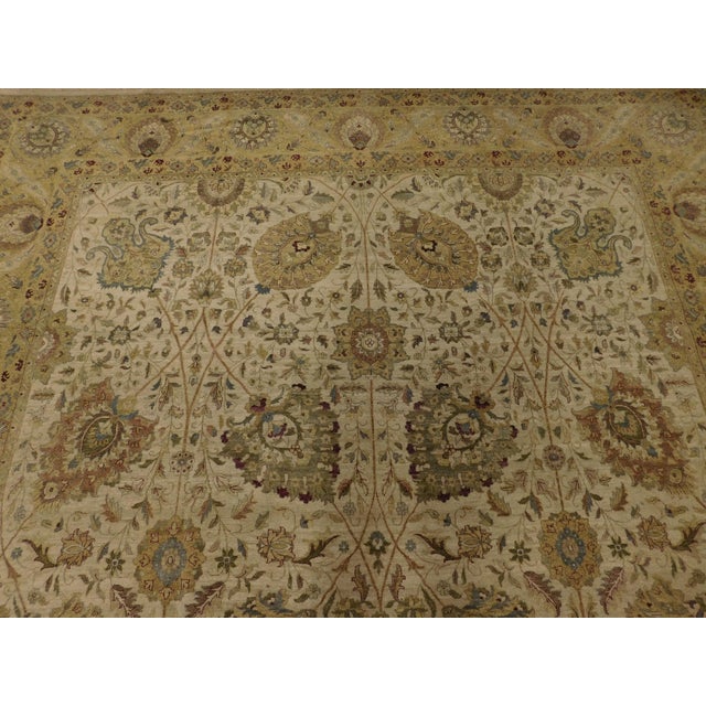 Vintage Handmade Indian Rug. 9'10"x 14' For Sale - Image 10 of 18