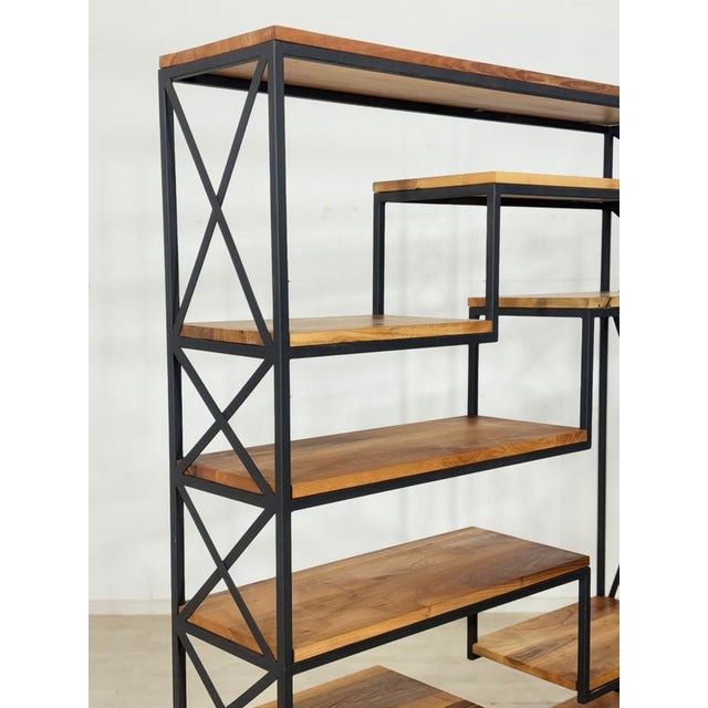 Mid-Century Modern Bookcase in Wood For Sale - Image 4 of 12