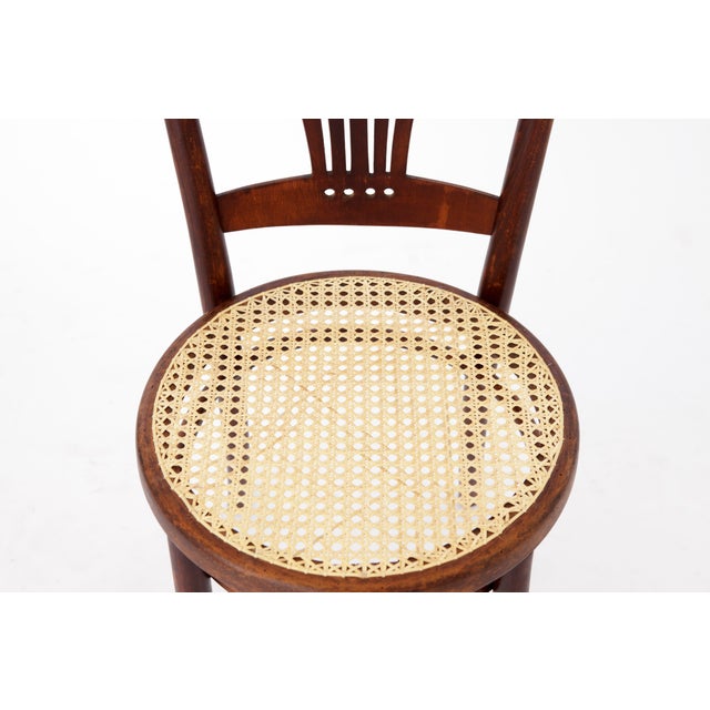 Wood Vintage Bentwood Desk Chair, Austria, 1930s For Sale - Image 7 of 10