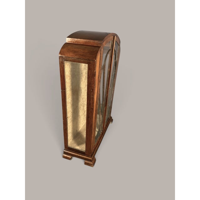 Art Deco Mahogany Display Cabinet, France, 1930 For Sale - Image 3 of 11