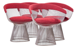 Warren Platner for Knoll Mid Century Dining Chairs - Set of 4