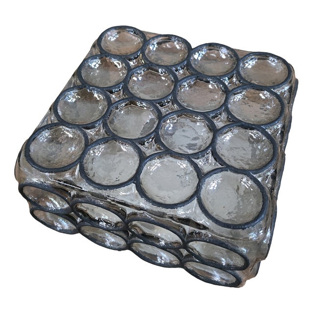 Mid-Century Ceiling Light from Glashütte Limburg, 1970s For Sale