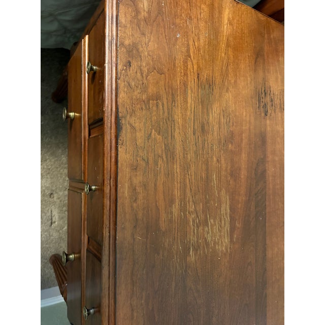 Regent 1990s Ethan Allen “Regents Park” Bedside Night Table For Sale - Image 4 of 7