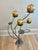 1980’s Vintage Scandinavian Spiral Metal Candelabra For Sale - Image 4 of 8