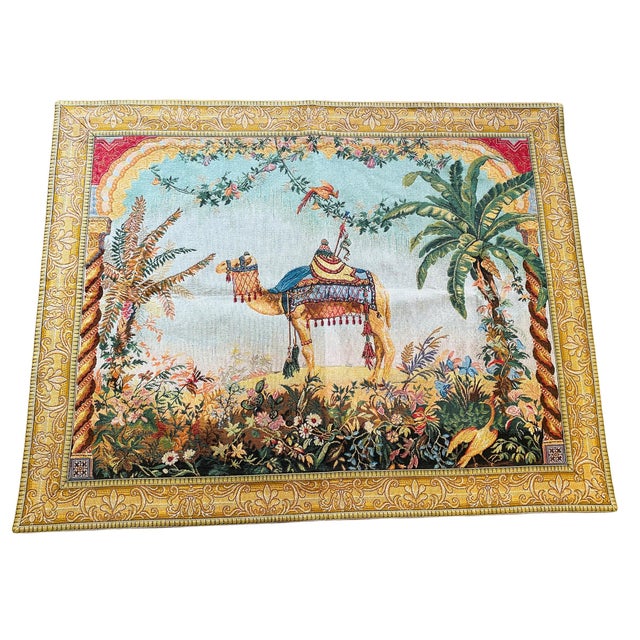 Jean-Baptiste Huet the Camel French Wall Tapestry 35 X 45 Inches For Sale - Image 4 of 15