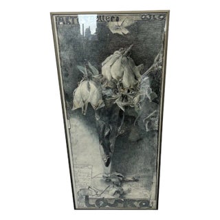 Horst Janssen, Flowers, 1981, Art Print For Sale