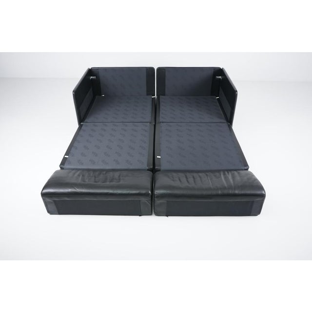 Model DS 78 Sofa in Black Leather from de Sede, 1990s For Sale - Image 3 of 13