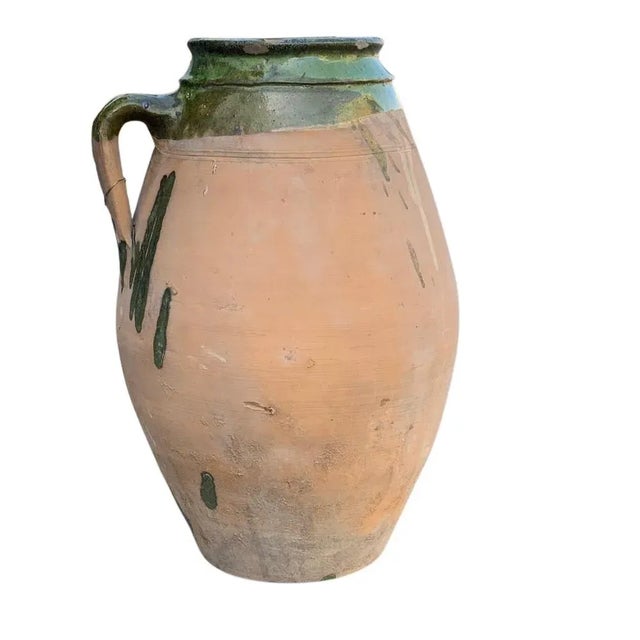 Vintage Turkish Terracotta Oil Jar For Sale In Los Angeles - Image 6 of 6
