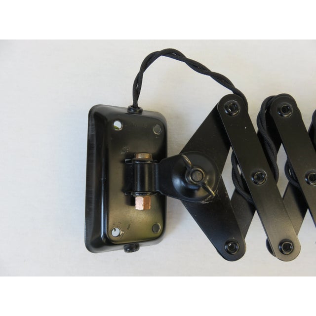 Black Scissor Light from Helo Leuchten, 1960s For Sale - Image 13 of 18