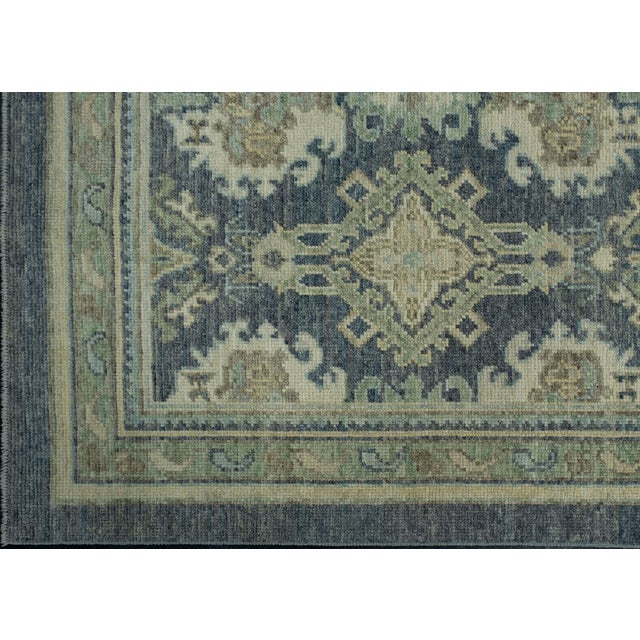 Turkish Oushak Rug 4'11" x 7' #17342 For Sale - Image 4 of 8