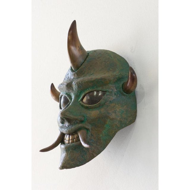 Isamu Noguchi Bronze Oni Mask #2 by Splady Art Studios For Sale - Image 4 of 7