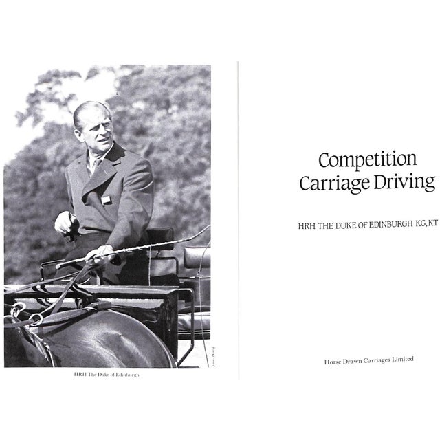 HRH The Duke of Edinburgh KG, KT [109] pp. Horse Drawn Carriages Limited 1982 10" x 7" This is a detailed manual of...