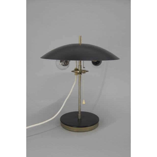 Art Deco Table Lamp, Czechoslovakia, 1950s For Sale - Image 4 of 10