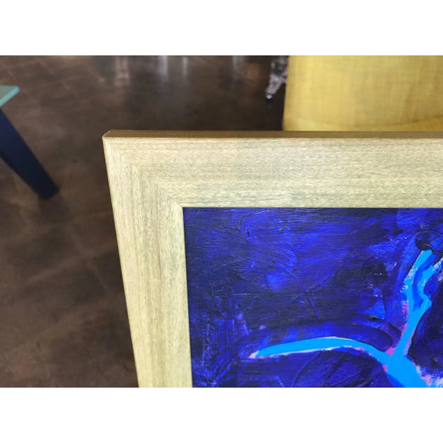 Paint Don Denarie Outsider Art "Trees" Painting, 1997 For Sale - Image 7 of 9