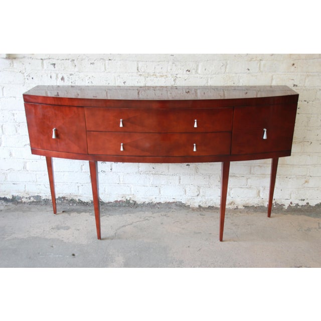 Baker Furniture Neoclassical Satinwood Sideboard Buffet Chairish