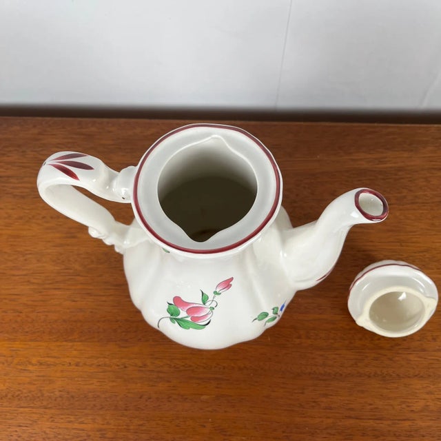 Blue Teapot Réverbère Model from Kg Luneville, 1950 For Sale - Image 8 of 10