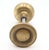 Mid 20th Century Pair of Vintage 2.187 In. Concentric Brass Passage Door Knobs For Sale - Image 5 of 5