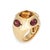 Estate David Yurman Renaissance ring crafted in 18 karat yellow. The out of production David Yurman ring is set with a...