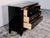 Black Art Deco Chest of 3 Drawers in High-Gloss Black Lacquer, France, 1930s For Sale - Image 8 of 11