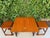Item# ABX68 Vintage Mid-Century Modern “Triform” nesting table set by A.H. McIntosh, made in Scotland in the 1960s....