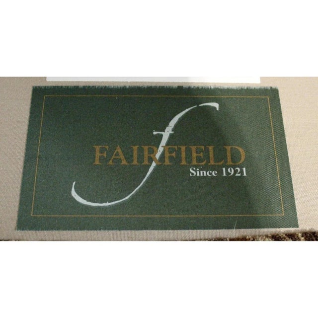 Late 20th Century Fairfield Tapestry Bergere Chair - Brown For Sale - Image 5 of 5